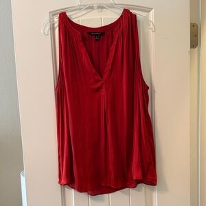 Banana Republic Dark Red Sleeveless Blouse